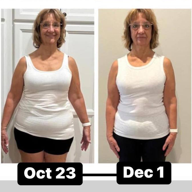 Front view transformation from October to December