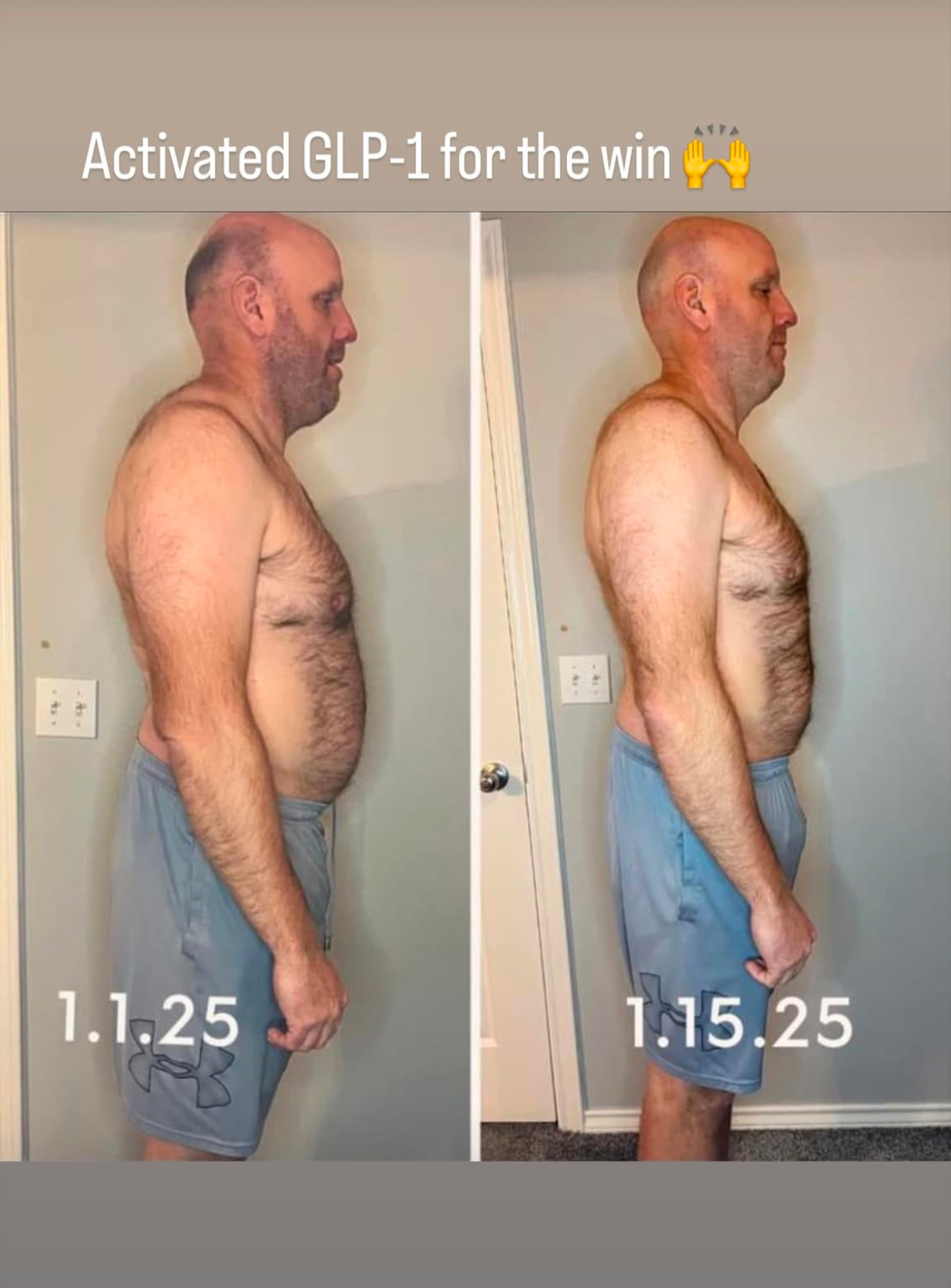 Side profile full-body transformation